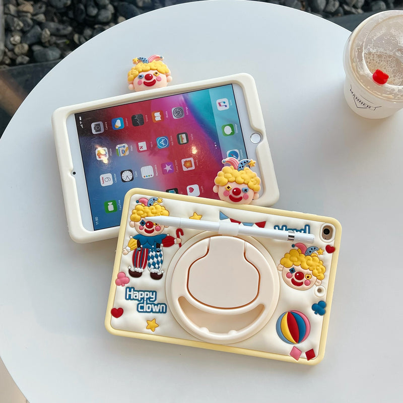 Load image into Gallery viewer, [Built-in Ring Bracket] Apple iPad 7/8/9 10.2&#39;&#39; 7/8/9th Gen (2019/2020/2021) Joker Silicone Full-Body Shockproof Case
