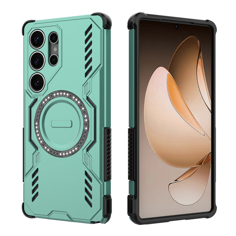 Load image into Gallery viewer, [Magsafe Compatoble] Samsung Galaxy S25/Plus/Ultra/Edge/FE - Military-Grade Cooling Shockproof Case
