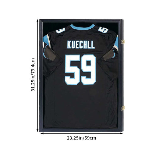60×80cm Jersey Display Frame – Solid Wood UV Protection Case for AFL, NBA, Football & More - i-Station Mobile Phone & Electronic Device Repair and Accessories