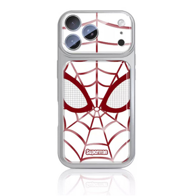 Apple iPhone 12 / mini / Pro / Pro Max - Spider-Man Series Line Art Mask Premium Shockproof Protective Case - i-Station Mobile Phone & Electronic Device Repair and Accessories