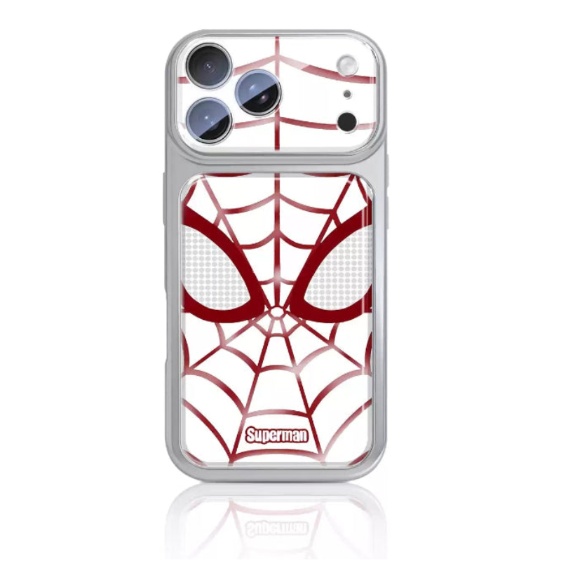 Load image into Gallery viewer, Apple iPhone 16/Plus/Pro/Pro Max/e - Spider-Man Series Line Art Mask Premium Shockproof Protective Case
