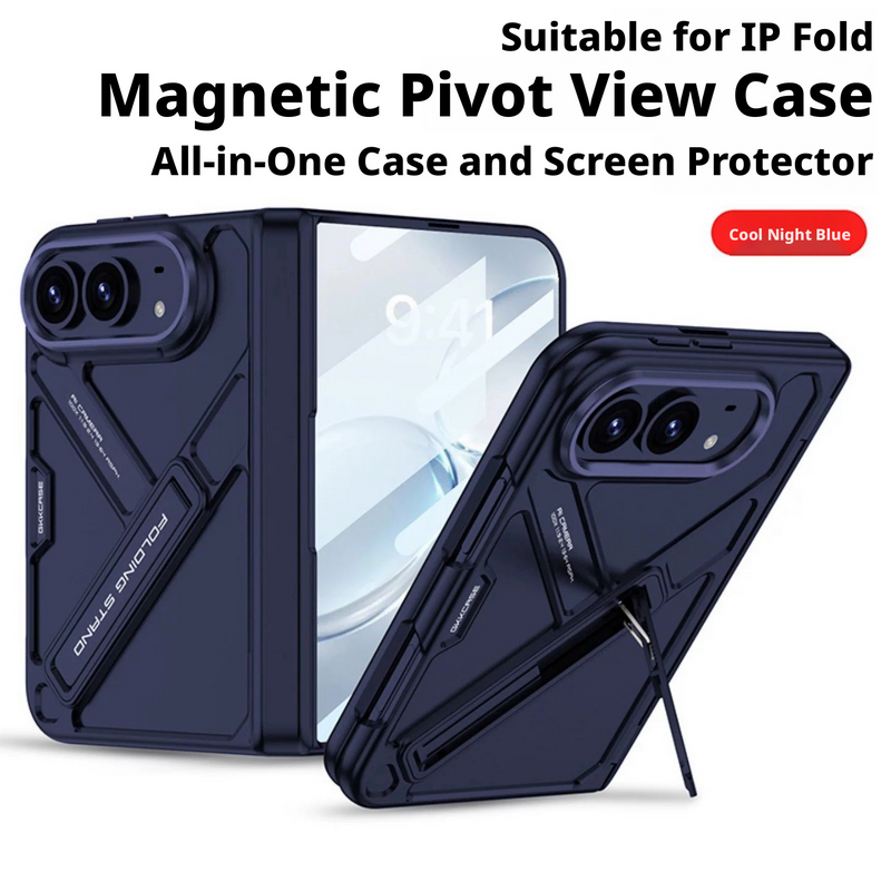 Load image into Gallery viewer, Apple iPhone Ultra - Mechanical Armor Series Ultra-Slim Rotating Hinge Stand Full-Coverage Shockproof Protective Case
