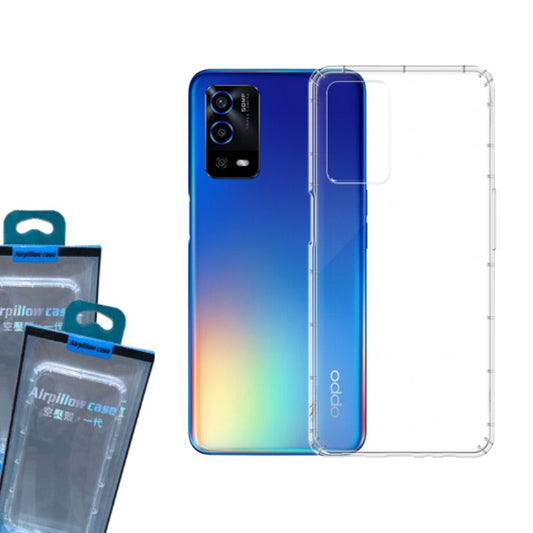 OPPO A55 5G /A53S 5G / A55 4G / A56 5G / A55S 5G - Transparent Airpillow Air Cushion TPU Shock proof Case