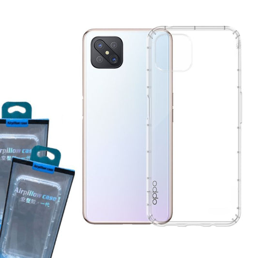 OPPO A92s / Reno4 Z 5G - Transparent Airpillow Air Cushion Shock proof Case