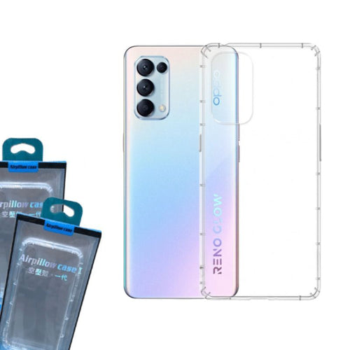 OPPO Reno5 Pro 5G - Transparent Airpillow Air Cushion TPU Shock proof Case