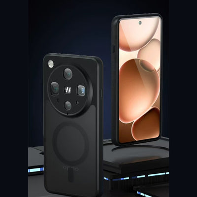 [Magsafe Compatible] OPPO Find X8 Semi-Transparent Frosted Case with Shockproof TPU Corners & Anti-Dust, Anti-Fingerprint Design - i-Station Mobile Phone & Electronic Device Repair and Accessories