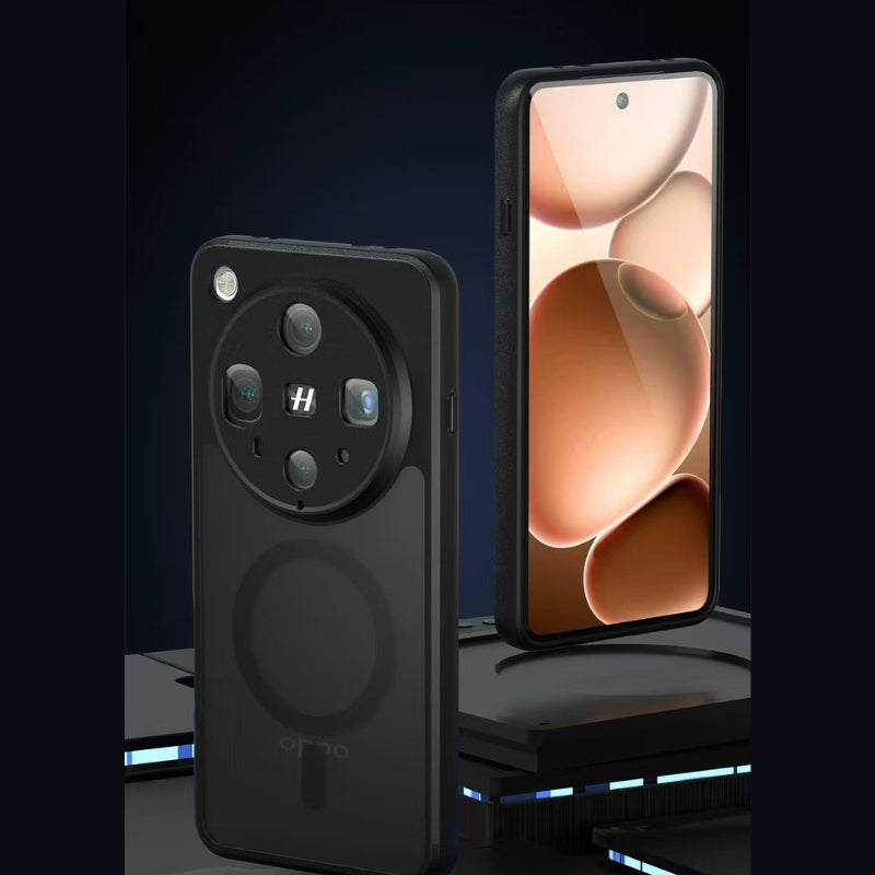 [Magsafe Compatible] OPPO Find X8 Semi-Transparent Frosted Case with Shockproof TPU Corners & Anti-Dust, Anti-Fingerprint Design - i-Station Mobile Phone & Electronic Device Repair and Accessories