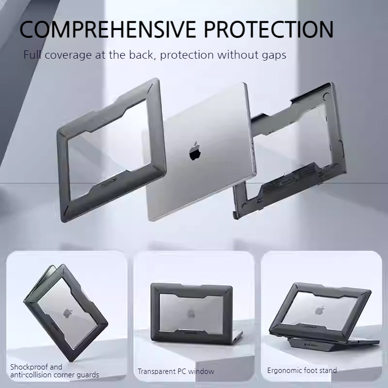 MacBook Pro 16.2" (A2485 & A2780 & A2991) - DEXNOR Shockproof Heavy Duty Tough Case Cover - i-Station Mobile Phone & Electronic Device Repair and Accessories