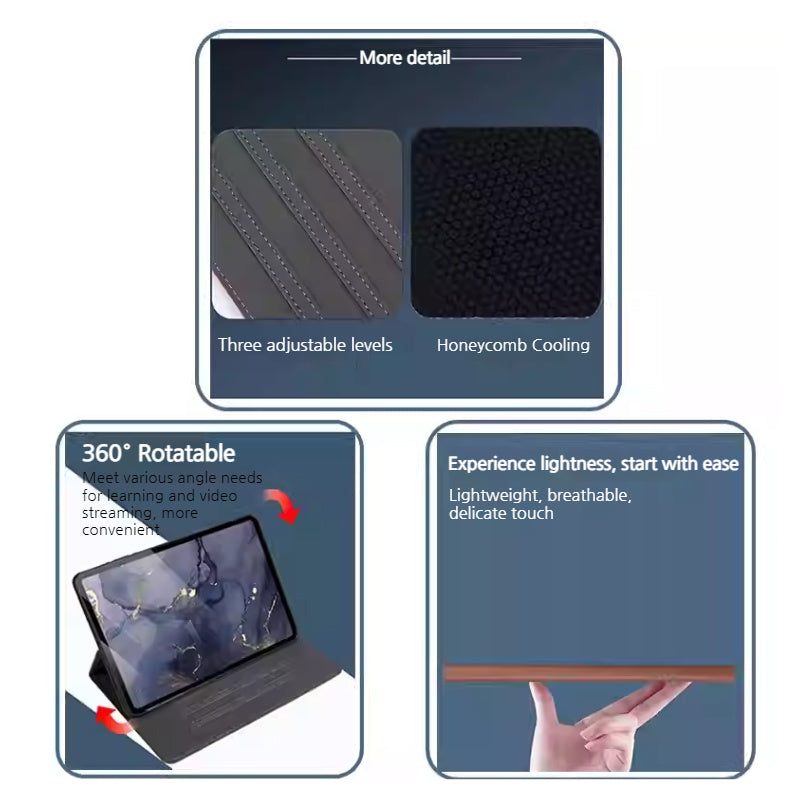 Load image into Gallery viewer, Oppo Pad 3 (OPD2405) 11.61&quot; 2024 - 360 Degree Leather Full Cover Adjustable Rotation Essentials Series Case
