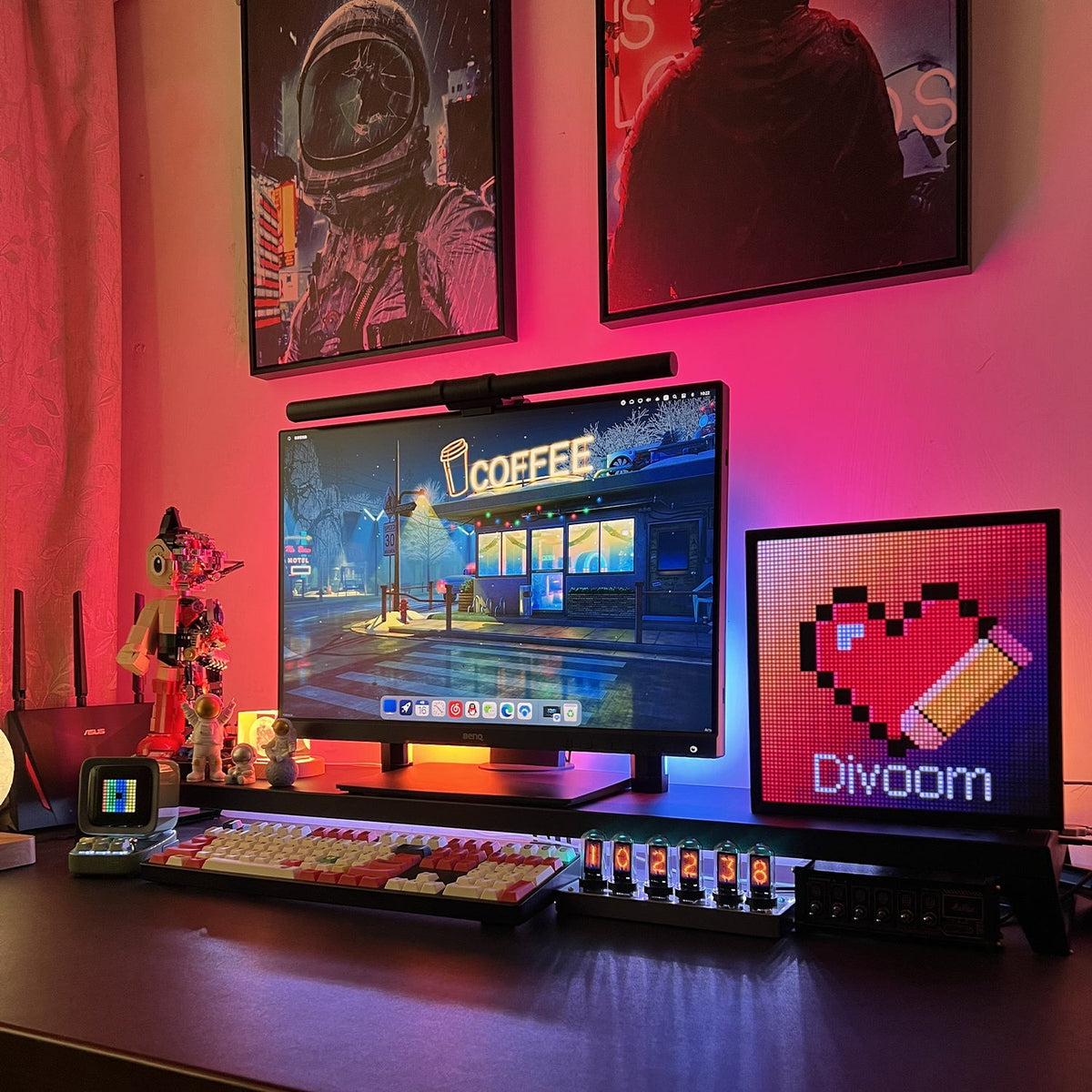 Divoom Pixoo-64 WiFi Pixel Art Display With A 64x64 LED Panel, Unique Lighting Decoration w/App ControlPerfect Gift - i-Station Mobile Phone & Electronic Device Repair and Accessories