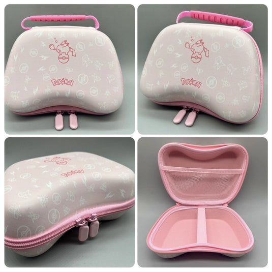 PS4/PS5 Pro/Slim Pokémon Pikachu Game Controller Storage Case – Portable Protective Hard Shell Carrying Bag (Copy)