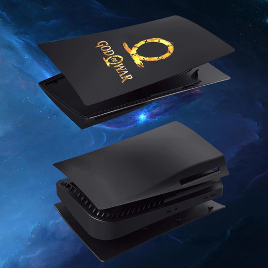 Sony PlayStation 5 PS5 God of War Style Matte DIY Replacement Console Cover – Custom Protective Faceplates