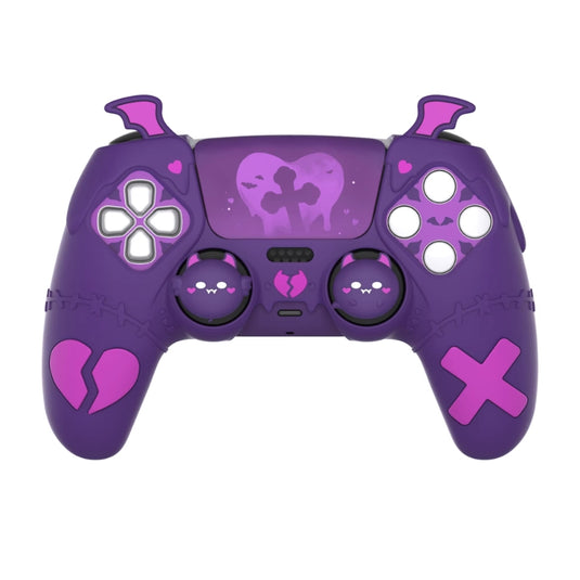 PlayStation PS5 Pro/Slim Gothic Demon Style Controller Case – Anti-Slip Durable PP Material Protective Shell