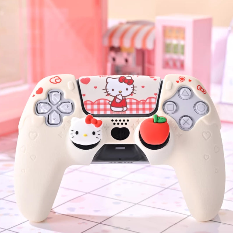 PlayStation PS5 Hello Kitty Silicone Anti-Slip Sticker Controller Protective Case - i-Station Mobile Phone & Electronic Device Repair and Accessories