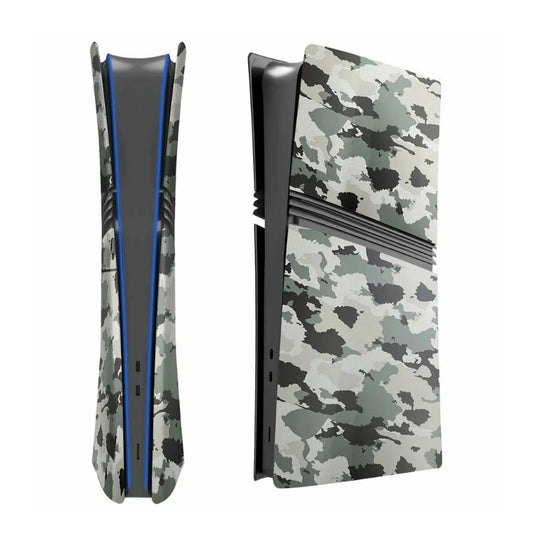 Sony PlayStation PS5 Pro 1.0 2.0 Disc & Digital Edition Camo Matte Console Shell Cover – Easy Installation