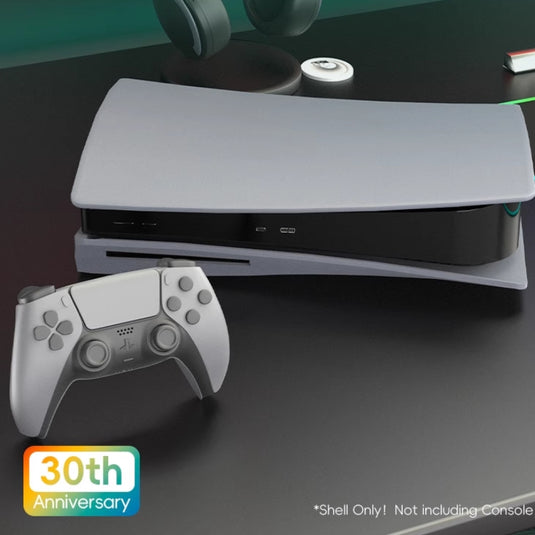 Sony PlayStation PS5 Disc Edition Matte Anti-Fingerprint Solid Color Protective Replacement Case Cover – Easy Installation