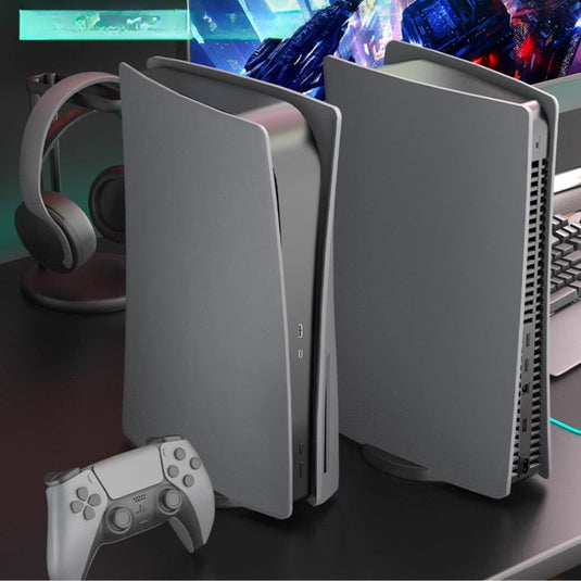 Sony PlayStation PS5 Disc Edition Matte Anti-Fingerprint Solid Color Protective Replacement Case Cover – Easy Installation