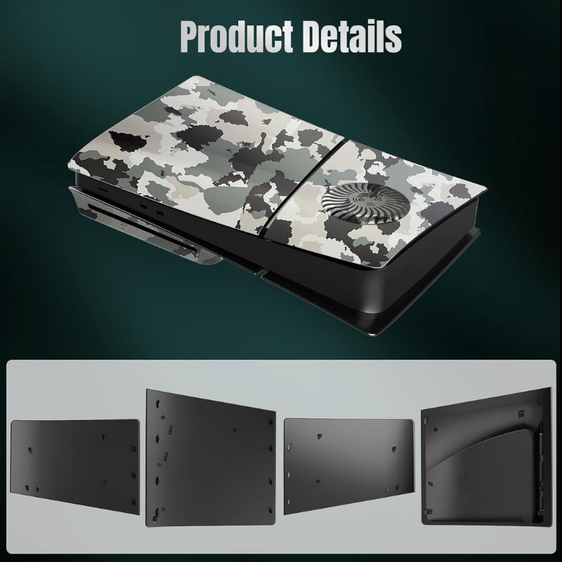 Load image into Gallery viewer, Sony PlayStation PS5 Slim Disc &amp; Digital Edition Camo Matte Console Shell Cover with Venting Holes, Dust Filter &amp; RGB Light Strip – Easy Installation - i-Station Mobile Phone &amp; Electronic Device Repair and Accessories
