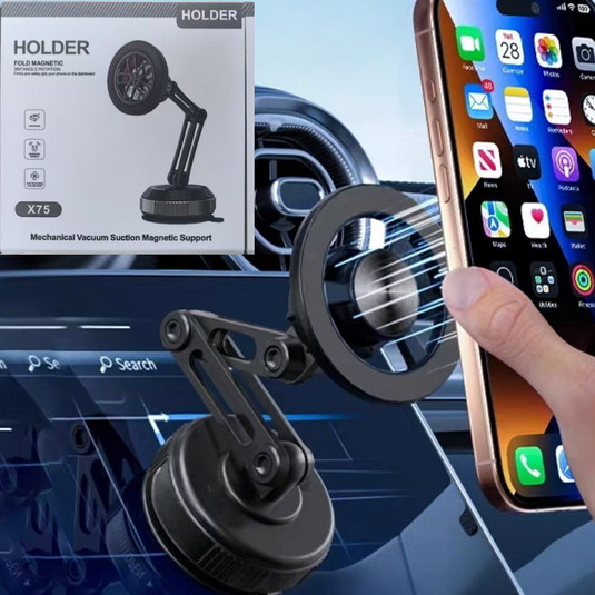 [X75] Universal Super Strong MagSafe Magnetic Magnet Mobile Phone Holder Handlebar Mount Holder - Polar Tech Australia