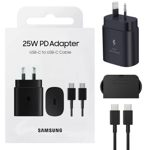 [Charger & Cable] Samsung 25W Fast PD Type-C USB-C Port Wall Charger Travel Power Adapter (AU Plug) - Polar Tech Australia
