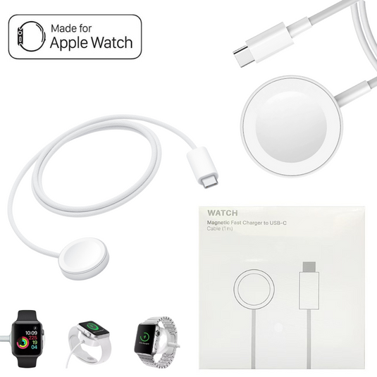 [USB-C Port] Apple Watch Magnetic Wireless Charger Charging Cable Cord - i-Station Mobile Phone & Electronic Device Repair and Accessories