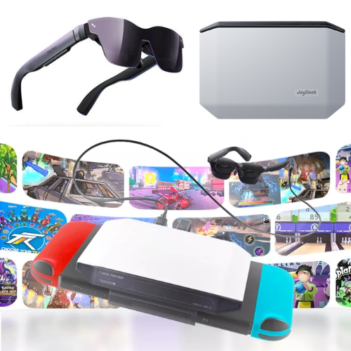 [FFalcon RayNeo AR Glass Air 3 + JoyDock] Nintendo Switch Portable Pocket 201" 120Hz Miro-OLED AR VR XR Glass Wearable Monitor - i-Station Mobile Phone & Electronic Device Repair and Accessories