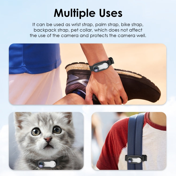 Load image into Gallery viewer, Insta360 GO 3 / GO 3S PULUZ Camera Silicone Case Wristband Bicycle Strap Extension Mount - i-Station Mobile Phone &amp; Electronic Device Repair and Accessories
