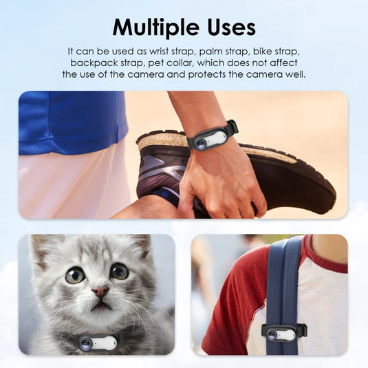 Insta360 GO 3 / GO 3S PULUZ Camera Silicone Case Wristband Bicycle Strap Extension Mount - i-Station Mobile Phone & Electronic Device Repair and Accessories