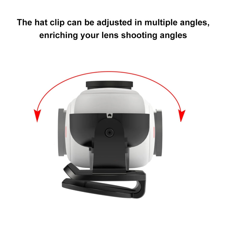 Load image into Gallery viewer, Insta360 GO3 / GO 3S PULUZ Easy Clip Hat Clip Quick Release Clamp Magnetic Frame Fixed Mount
