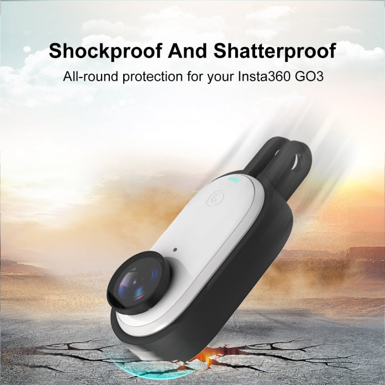 Insta360 GO 3 / GO 3S PULUZ Body Plastic Protective Frame Cage with Screw & Quick Release Buckle (Black) - i-Station Mobile Phone & Electronic Device Repair and Accessories