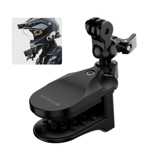 Load image into Gallery viewer, Motorcycle Helmet Chin Clamp Mount for GoPro and Other Action Cameras (Black)
