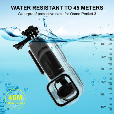 DJI Osmo Pocket 3 PULUZ 45m Underwater Waterproof Housing Diving Case - i-Station Mobile Phone & Electronic Device Repair and Accessories