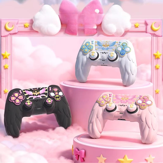 PlayStation PS5 Pro/Slim Cardcaptor Sakura Themed Controller Protective Soft Case – PP Material, Cute Anime Design