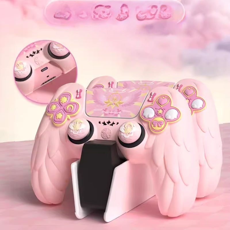 Load image into Gallery viewer, PlayStation PS5 Pro/Slim Cardcaptor Sakura Themed Controller Protective Soft Case – PP Material, Cute Anime Design
