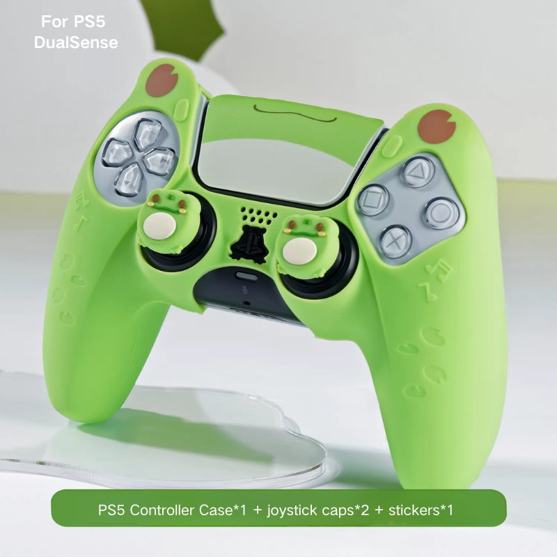 PlayStation PS5 DualSense Frog Kid-Friendly Silicone Controller Protective Case – Cute Design - i-Station Mobile Phone & Electronic Device Repair and Accessories