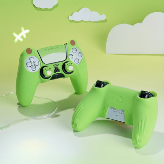PlayStation PS5 DualSense Frog Kid-Friendly Silicone Controller Protective Case – Cute Design