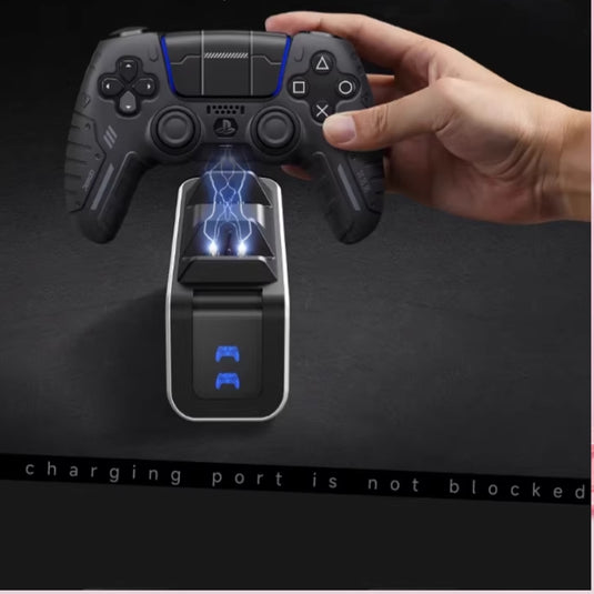 PlayStation PS5 DualSense Mechanical-Style Silicone Controller Case – Anti-Slip, Sweat-Resistant, Dock-Charging Compatible