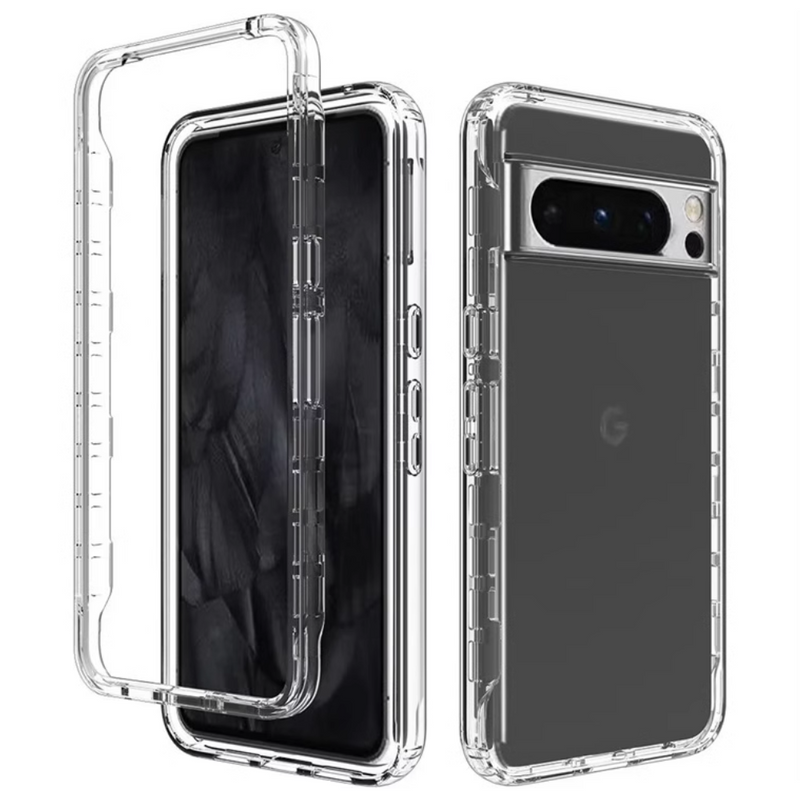 Load image into Gallery viewer, Google Pixel 7A - TPU 2 in1 Full Covered Clear Transparent Protection Heavy Duty Case - Polar Tech Australia
