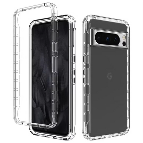 Google Pixel 7A - TPU 2 in1 Full Covered Clear Transparent Protection Heavy Duty Case - Polar Tech Australia