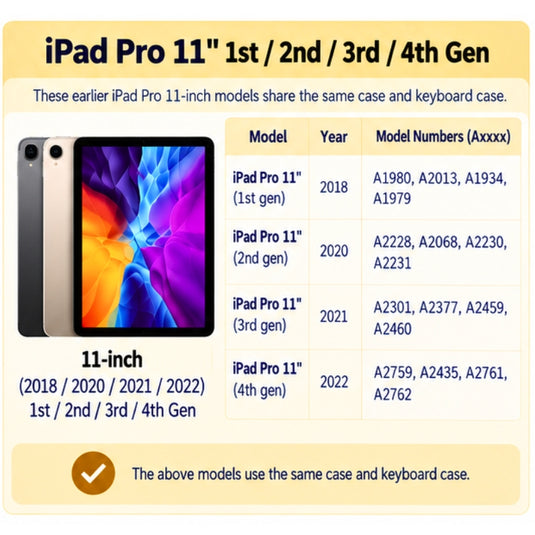 [With Shoulder Strap] Apple iPad Pro 11-inch 1st/2nd/3rd/4th Gen (2018/2020/2021/2022) Kid EVA Shockproof Stand Case