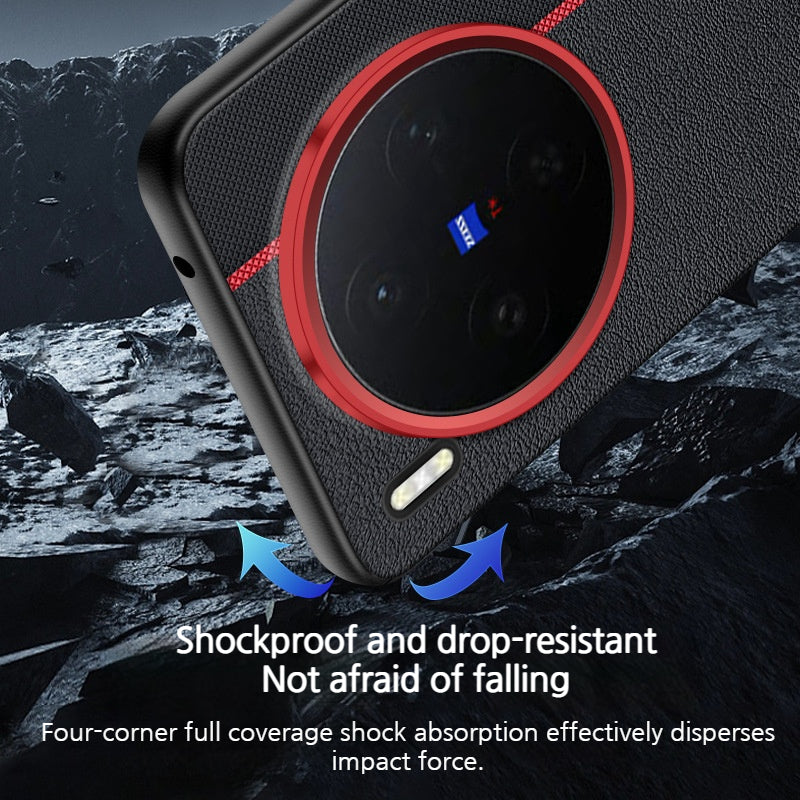 Load image into Gallery viewer, Vivo X300/Pro - Business Leather Full-Cover Shockproof Protective Case
