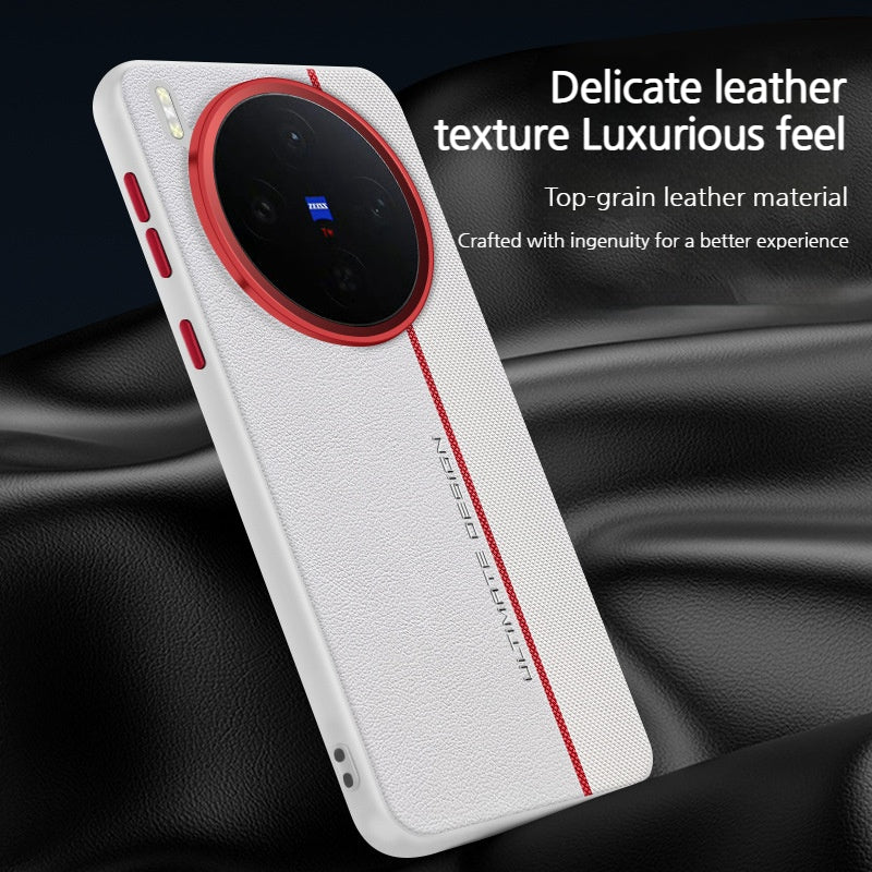 Load image into Gallery viewer, Vivo X300/Pro - Business Leather Full-Cover Shockproof Protective Case
