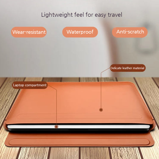 WiWU Skin Pro 13-16 Inch Universal  MacBook/Microsoft Surface/Laptop Soft PU Leather Office Briefcase PU Envelope Case