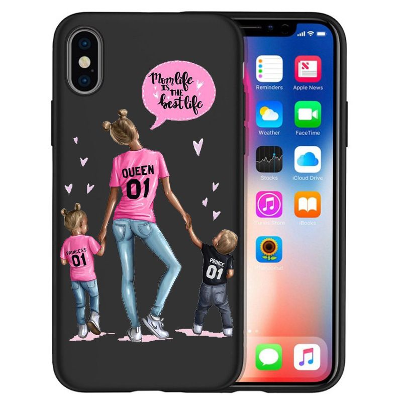 Load image into Gallery viewer, [Family Series] iPhone 15 Series Dad Mom Pricess &amp; Prince Soft TPU Case
