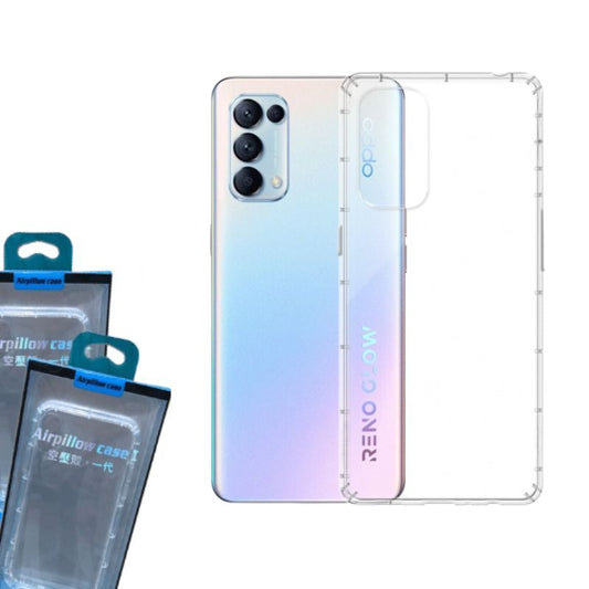 OPPO Reno5 4G (CPH2159) - Transparent Airpillow Air Cushion TPU Shock proof Case