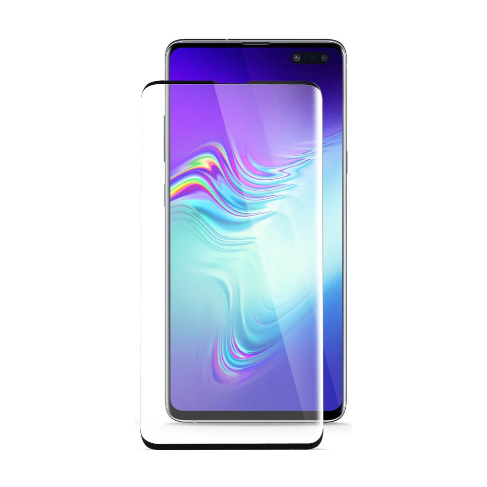 [Side Glue][HD] Samsung Galaxy S10 Plus (G975) - Full Covered Curved 9H Tempered Glass Screen Protective Protector - i-Station Mobile Phone & Electronic Device Repair and Accessories