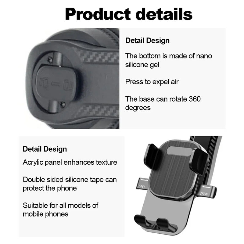Load image into Gallery viewer, [RT-69B] Universal Dashboard Suction EASY LOCK Mobile Phone Holder - Polar Tech Australia
