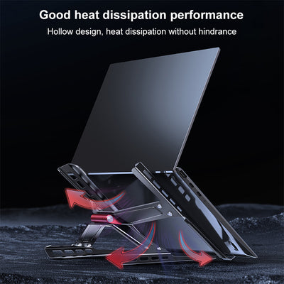 Laptop Stand Adjustable Laptop Holder Riser Carbon Steel Portable Notebook Stand - i-Station Mobile Phone & Electronic Device Repair and Accessories