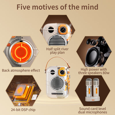 Divoom Spark-Pro Bluetooth Portable Speaker Karaoke Speaker Perfect Gift - i-Station Mobile Phone & Electronic Device Repair and Accessories