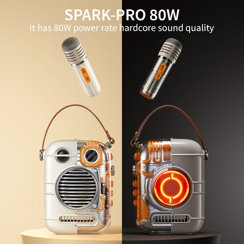 Load image into Gallery viewer, Divoom Spark-Pro Bluetooth Portable Speaker Karaoke Speaker Perfect Gift
